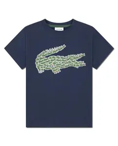 Футболка с крокодилом Multi Crocodile для мальчика Lacoste, синий