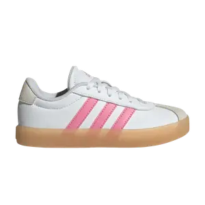 Кроссовки adidas VL Court 3.0 K White Bliss Pink Gum, белый