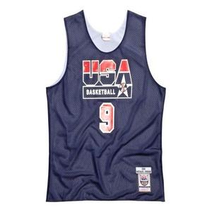Баскетбольное джерси Mitchell & Ness NBA Authentic AU 92, темно-синий