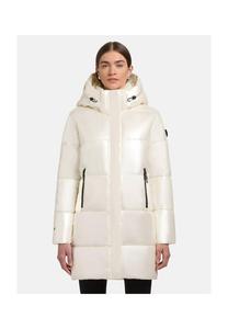 Стеганое пальто haya shiny-ym Khujo, белый