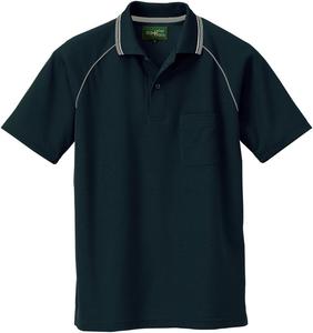 Футболка-поло AITOZ #AZ-50005 с коротким рукавом, антистатическая (унисекс), черный