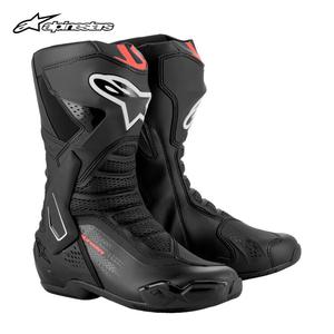 ALPINESTARS PROTECTS Мотоциклетные ботинки a Xing SMX-6 V3 для трека, черные с красным свечением, размер 48