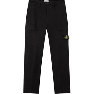 Брюки с накладными карманами STONE ISLAND, черный