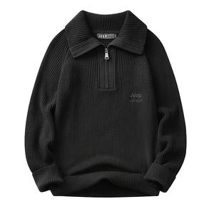 Свитер унисекс JEEP SPIRIT, военно-серый