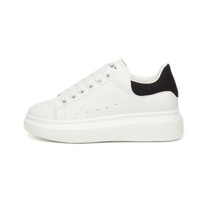 KEKAFU Низкие женские скейтерские кроссовки черно-белые, цвет Black White