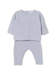 Комплект из брюк и топа в рубчик Tartine Et Chocolat, синий