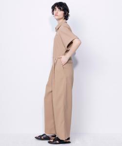 Комбинезон из ажурной саржи