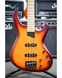 MTD Kingston Saratoga Deluxe 4-Honey Burst LTD с верхом из клена Flame и грифом из клена