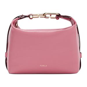 Furla Миниатюрная женская сумка из телячьей кожи светло-розового цвета