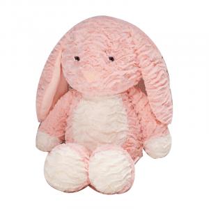Бегущий кролик щенок плюшевая кукла высота 55см Barbne, розовый
