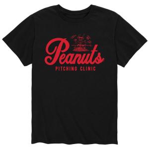 Мужская футболка Peanuts Pitching Clinic Licensed Character