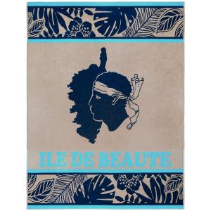 Пляжное полотенце Le Comptoir de la Plage Cap Corse, синий - текстиль - 140 x 1 x 180 см