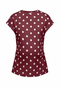 Футболка с принтом olmlia Only Maternity, Burgundy