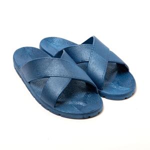 Сандалии мужские Brasileras синего цвета с резиновой подошвой