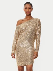 Коктейльное платье облегающего кроя 5RGK69 6166A Marciano Guess, золотой