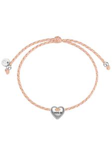 Glanzstücke München Браслет в форме сердца "I MOG DI" из стерлингового серебра