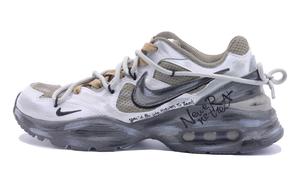 Nike Air Max Fusion Антискользящие Износостойкие Низкие Повседневные Беговые Кроссовки Женские Серые