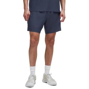 Полосатые теннисные шорты с сеткой 7" мужские Lululemon, синий