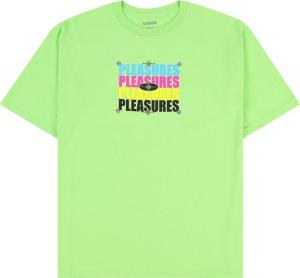Футболка Pleasures CMYK  'Lime', зеленый