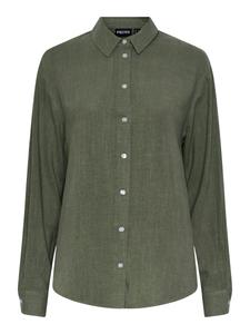 Блуза Pieces VINSTY, пятнистый зеленый