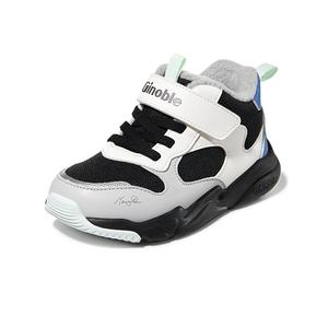 Тепловая поддержка, легкие амортизирующие ботинки среднего размера для малышей. Обувь для младенцев и малышей. GINOBLE, черный/белый/серый/синий