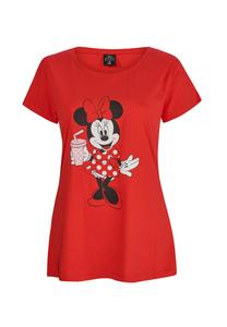 Футболка с принтом MINNIE MOUSE               Mickey & Minnie, красный