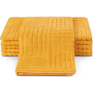 Гостевые полотенца CARRE, 100% хлопок, с ребристой структурой, широкий выбор цветов Ross, Sonne