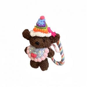 Брелок в виде плюшевого щенка с бантом, высота 10 см MIC RABBIT