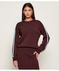 Бордовая толстовка Regular fit Pinko, красный