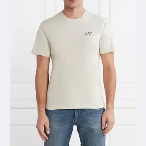 Футболка стандартного кроя Ea7, бежевый