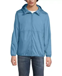 Мужская ветровка UPF 50 Lands' End, синий