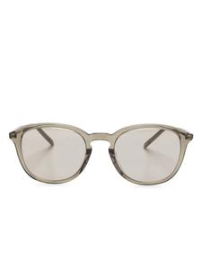 Saint Laurent Eyewear солнцезащитные очки в квадратной оправе, коричневый