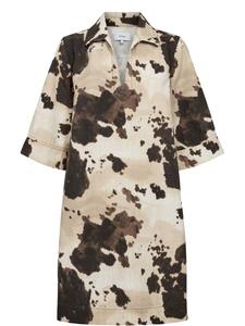 Мини платье NÜMPH NUIVY, Beige/Brown