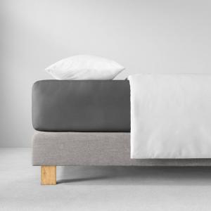 Простыня Estella из трикотажа 200х200см, цвет графит