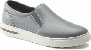 Женские сандалии Birkenstock Oswego серый кожаный R