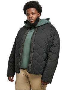 Urban Classics Стеганая куртка черного цвета