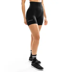 Женские бесшовные шорты для спортзала Siroko, черный