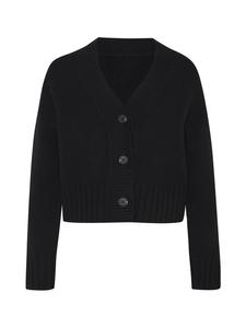 Style Republic Короткий кардиган из смеси кашемира и шерсти, черный