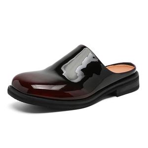 Мужские сандалии с закрытым носком и резиновой подошвой, противоскользящие Xiwencha, Red