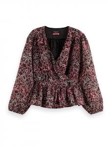 Блузка Scotch & Soda, бордовый