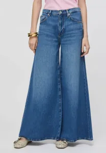 Джинсы с высокой талией и широкими штанинами Liu Jo, Blue