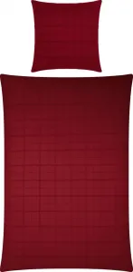Постельное белье Passau" красное 1x 155x220 см + 1x 80x80 см" Erwin Müller