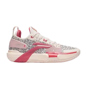 Кроссовки Li-Ning Speed 9 Premium Leopard, кремовый