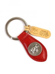 Брелок-кончо из кожи IL BISONTE с медальоном