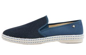 Женская повседневная обувь унисекс с низким верхом для работы синего цвета Rivieras