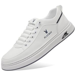 Playboy Низкие скейтерские кросcовки мужские 7776 белые, цвет 7776 White