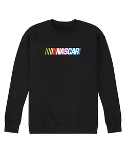 Мужская флисовая футболка с длинным рукавом и логотипом NASCAR Airwaves, черный