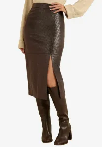 Юбка-Карандаш Love & Roses, Chocolate Brown