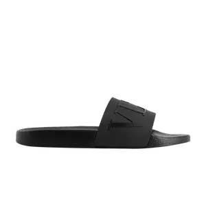 Кроссовки Valentino VLTN Rubber Slider Triple Black, черный