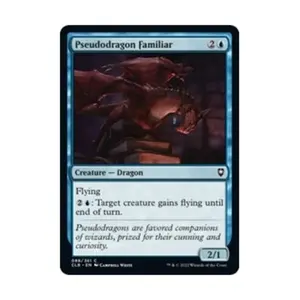 CCG Фамильяр Псевдодракона (C) (Фольга), MTG - Commander Legends - Battle for Baldur's Gate